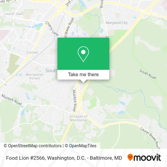 Food Lion #2566 map