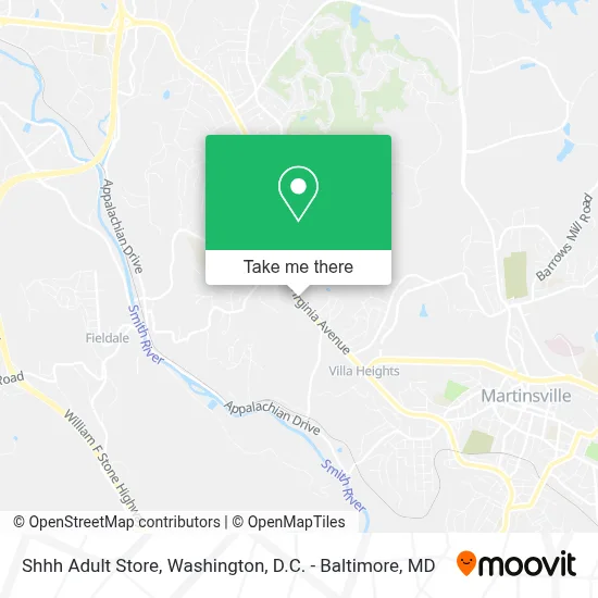 Shhh Adult Store map