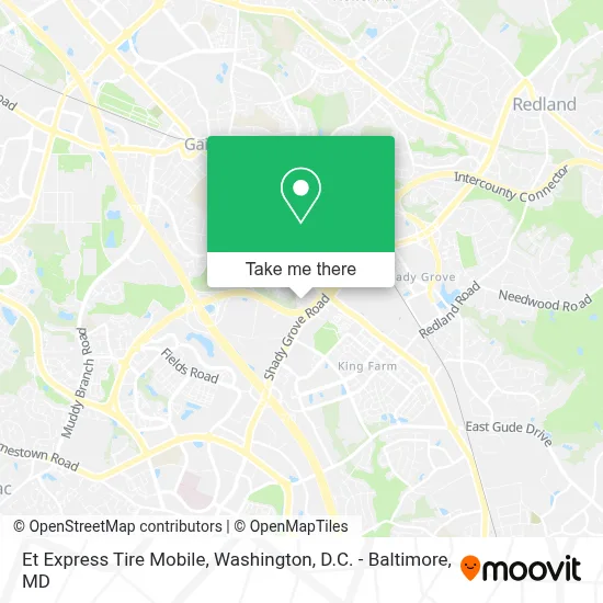 Et Express Tire Mobile map