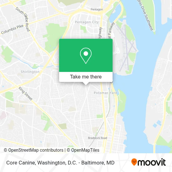 Core Canine map