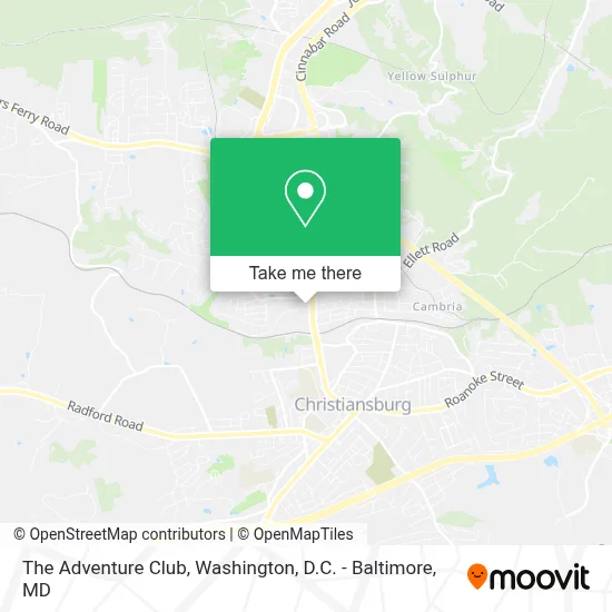 The Adventure Club map