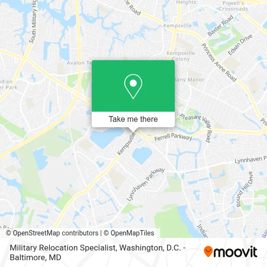Military Relocation Specialist map