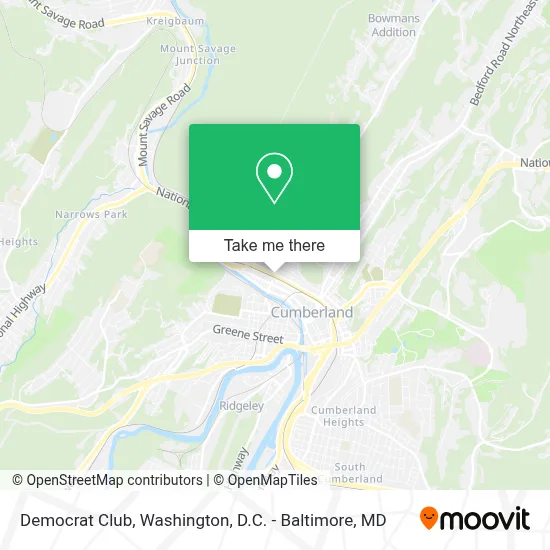 Democrat Club map
