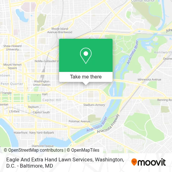 Eagle And Extra Hand Lawn Services map