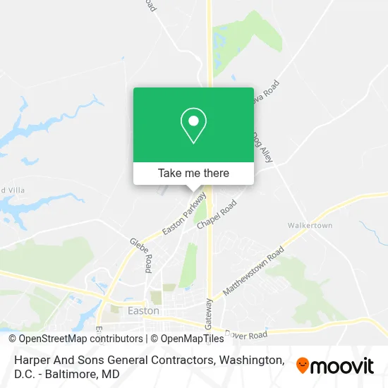 Harper And Sons General Contractors map