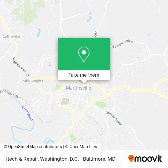 Itech & Repair map