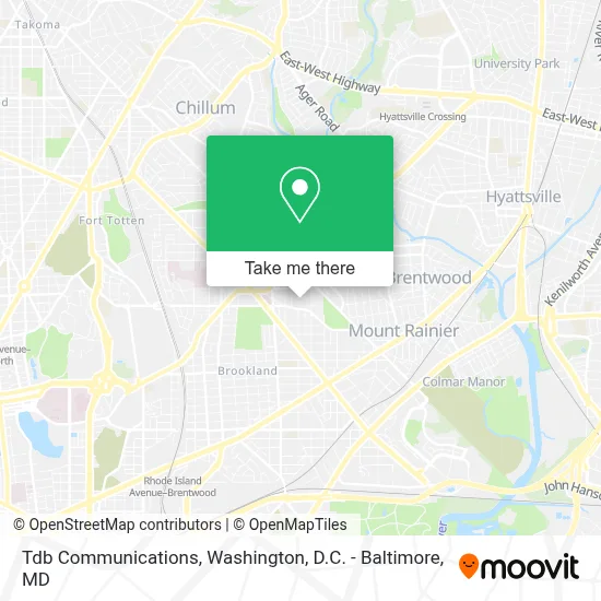Tdb Communications map