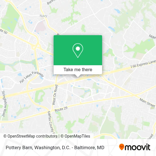Pottery Barn map