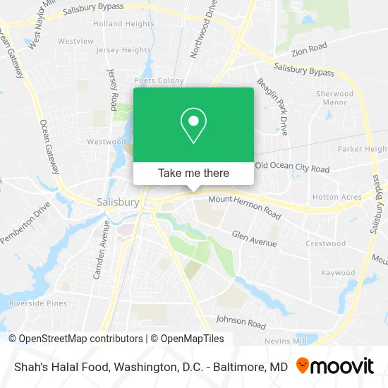Shah's Halal Food map