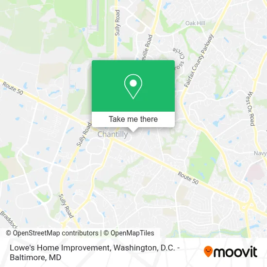 Lowe's Home Improvement map