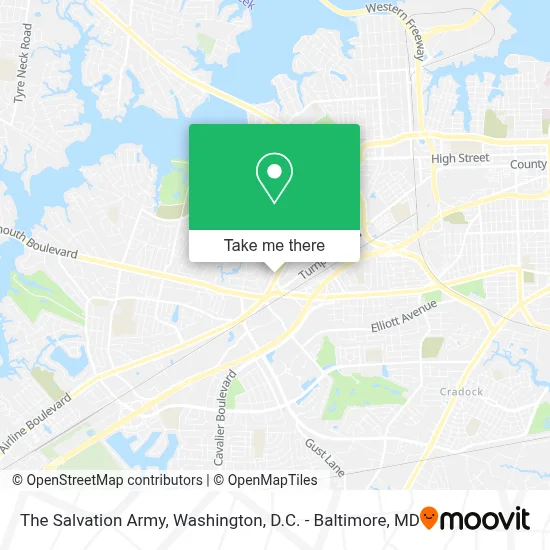 The Salvation Army map