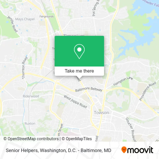 Senior Helpers map