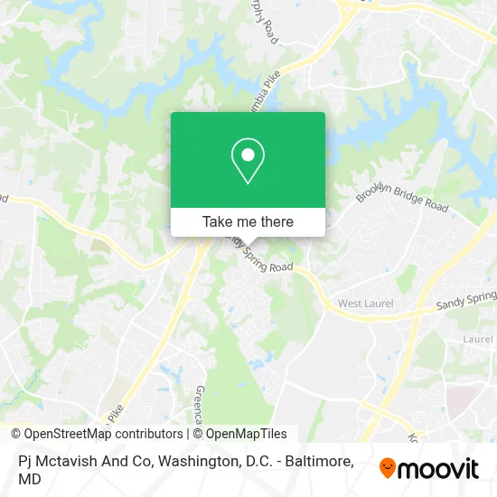 Pj Mctavish And Co map