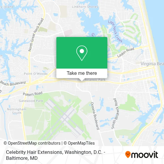 Celebrity Hair Extensions map