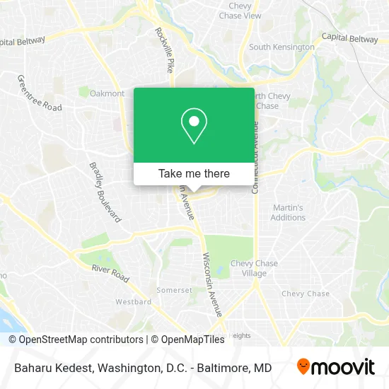 Baharu Kedest map