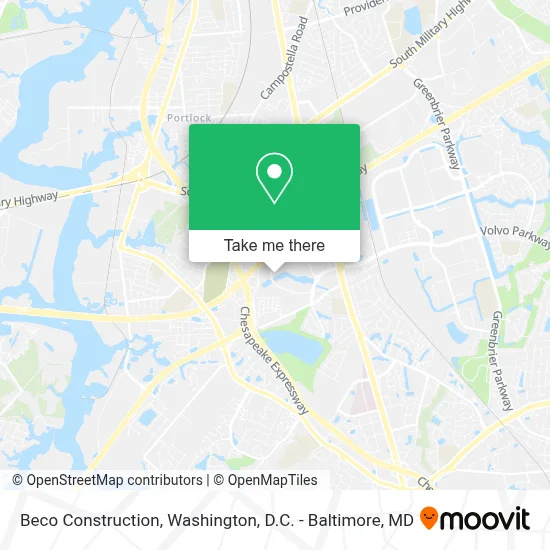 Beco Construction map