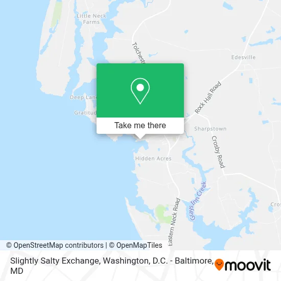 Slightly Salty Exchange map