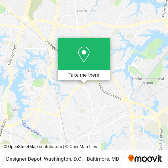 Designer Depot map