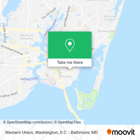 Western Union map