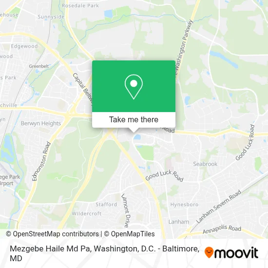 Mezgebe Haile Md Pa map