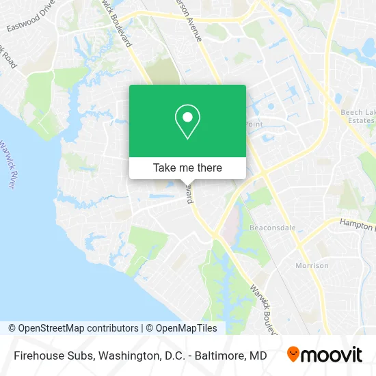 Firehouse Subs map