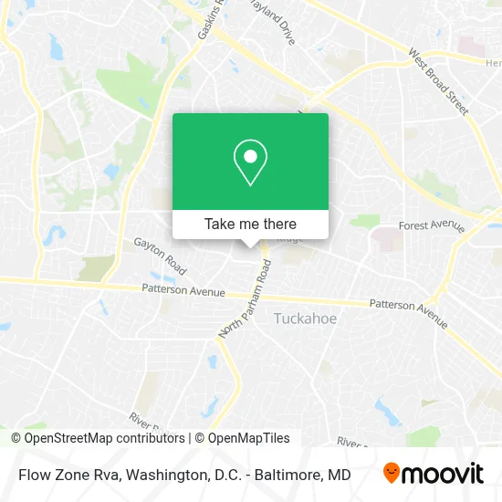 Flow Zone Rva map