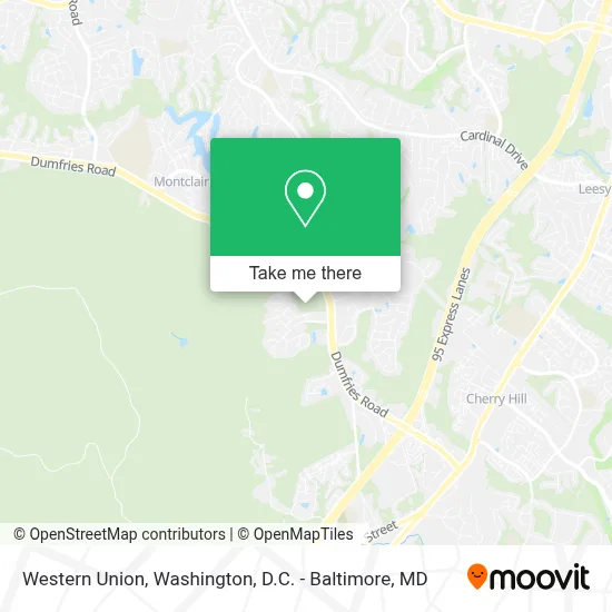 Western Union map