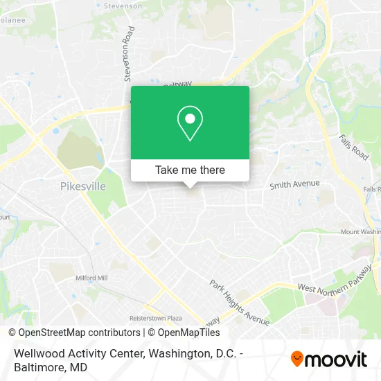Wellwood Activity Center map