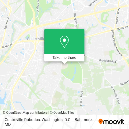 Centreville Robotics map