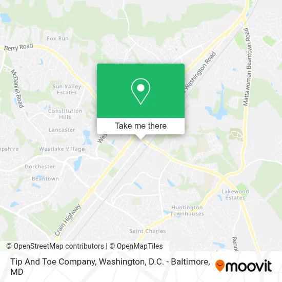 Tip And Toe Company map
