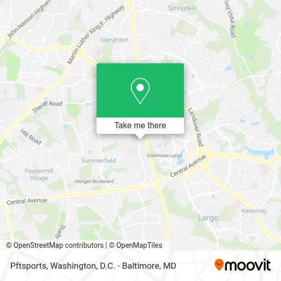 Pftsports map