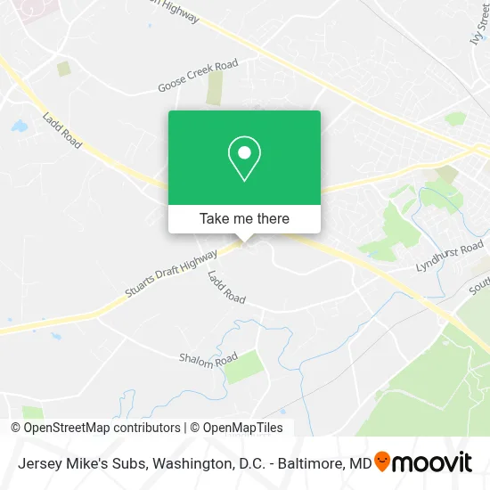 Jersey Mike's Subs map