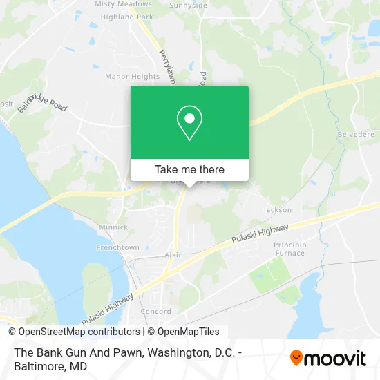 The Bank Gun And Pawn map