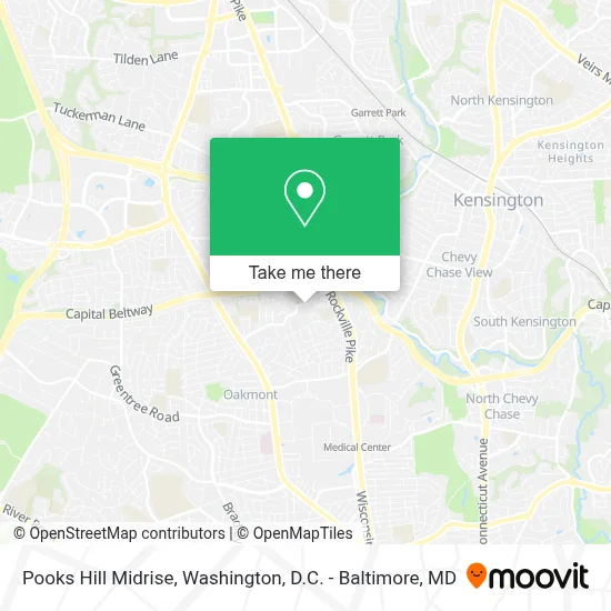 Pooks Hill Midrise map