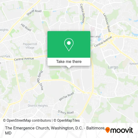 The Emergence Church map