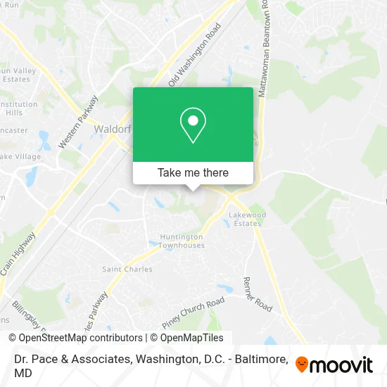 Dr. Pace & Associates map