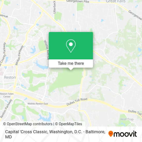 Capital 'Cross Classic map
