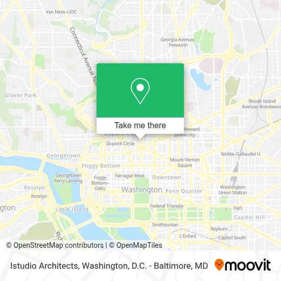 Istudio Architects map