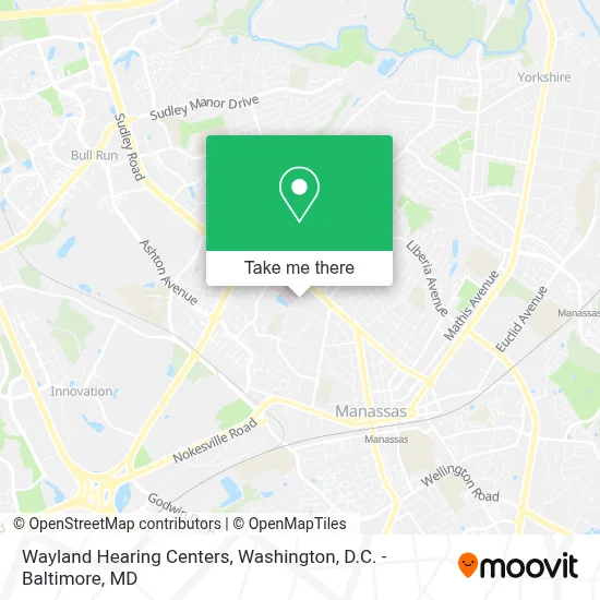 Wayland Hearing Centers map