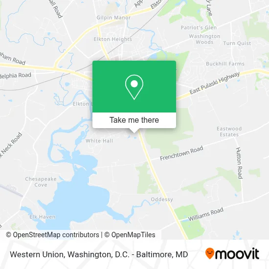 Western Union map