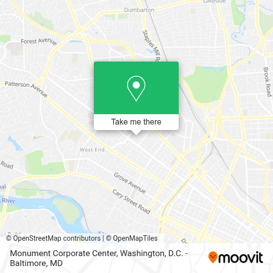 Monument Corporate Center map