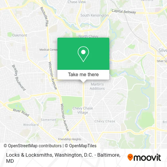Locks & Locksmiths map