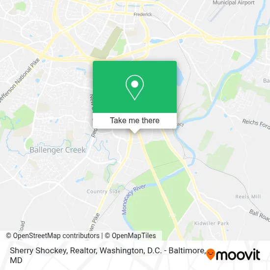 Sherry Shockey, Realtor map