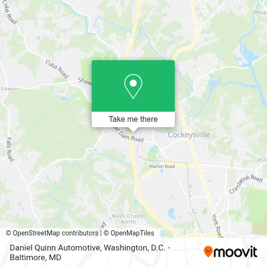 Daniel Quinn Automotive map