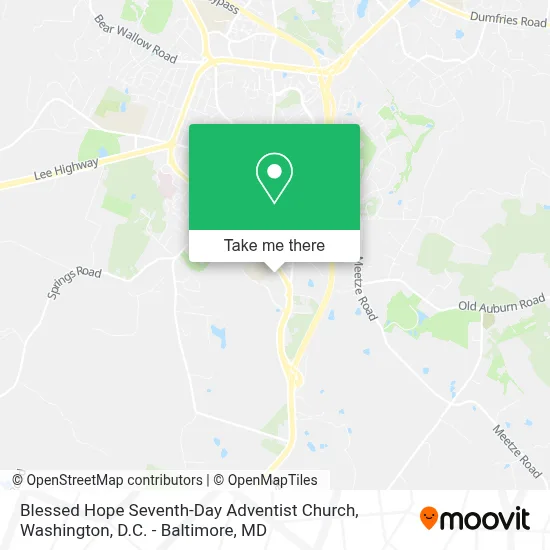Blessed Hope Seventh-Day Adventist Church map