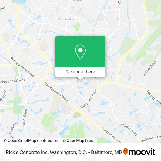 Rick's Concrete Inc map