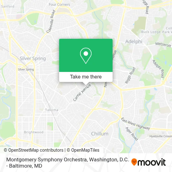 Montgomery Symphony Orchestra map