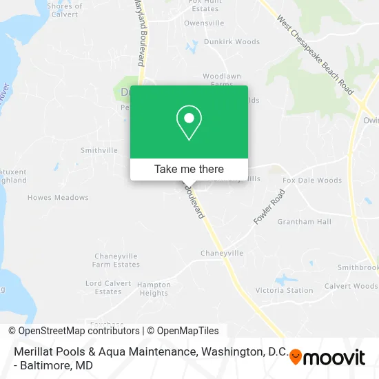 Merillat Pools & Aqua Maintenance map