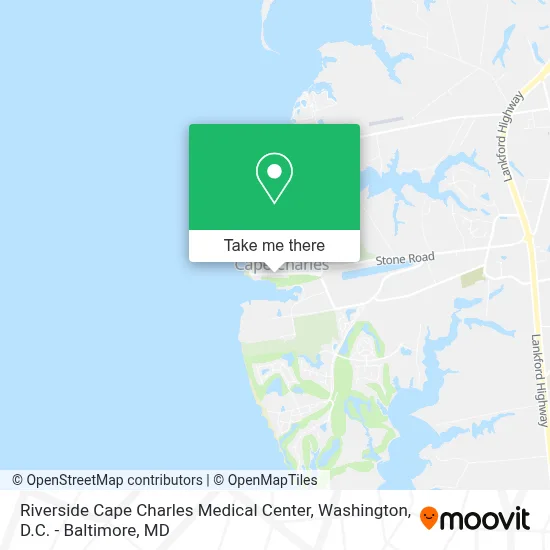 Riverside Cape Charles Medical Center map