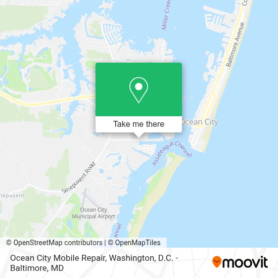 Ocean City Mobile Repair map